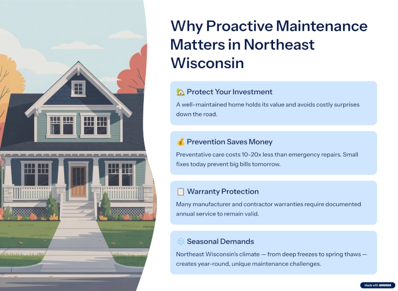 Why Proactive Maintenance Matters in Northeast Wisconsin