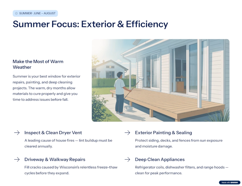 Summer Focus: Exterior and Efficiency