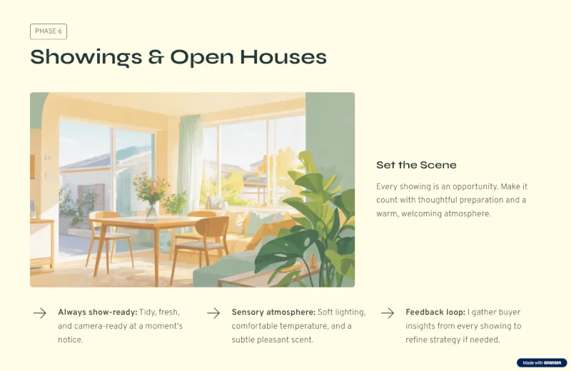 Showings and Open Houses