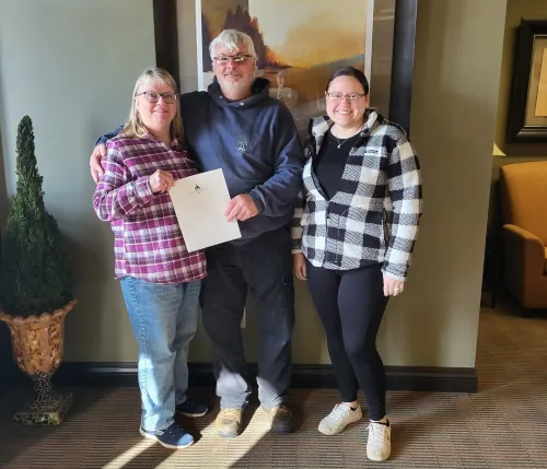 Chuck and Jean buy a plot for their forever home